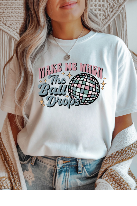 Wholesale New Year - When The Ball Drops #4 - White Gildan Tee
