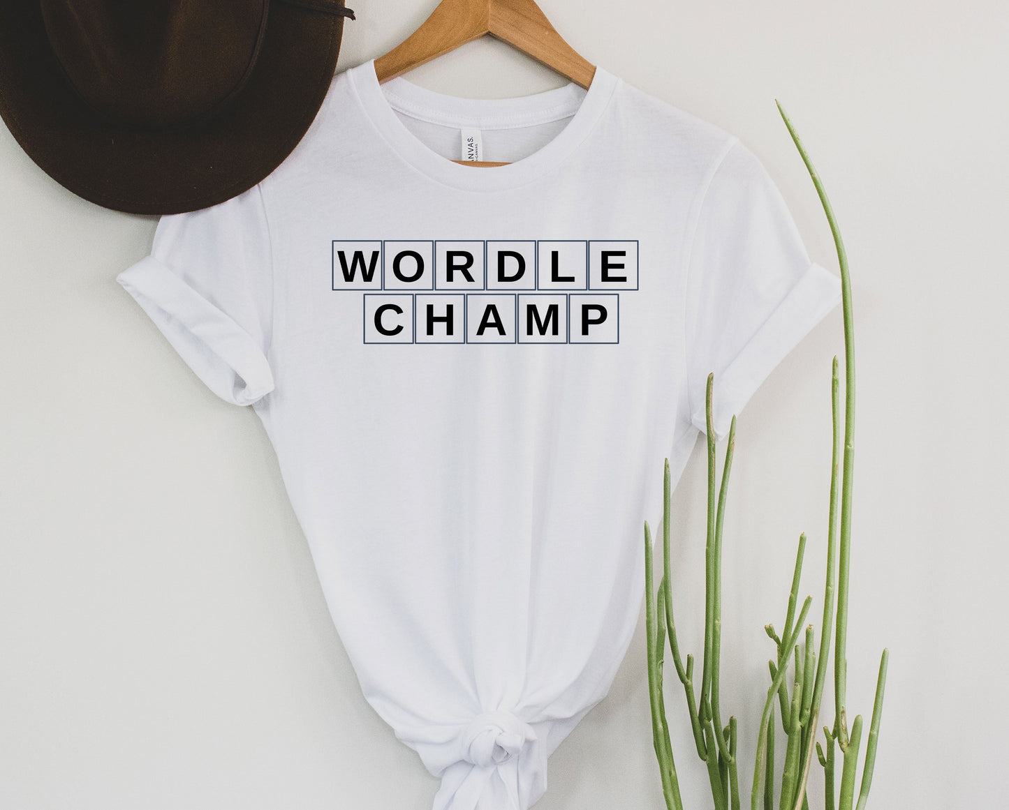 Wholesale Wordle Champ Graphic Tee - Heather Grey