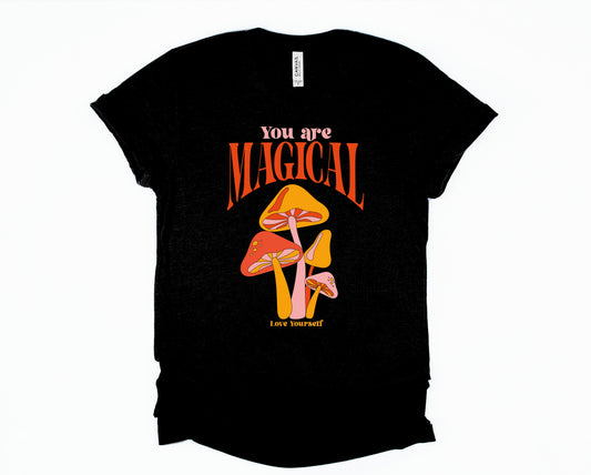 Wholesale You Are Magical Graphic Tee - Black