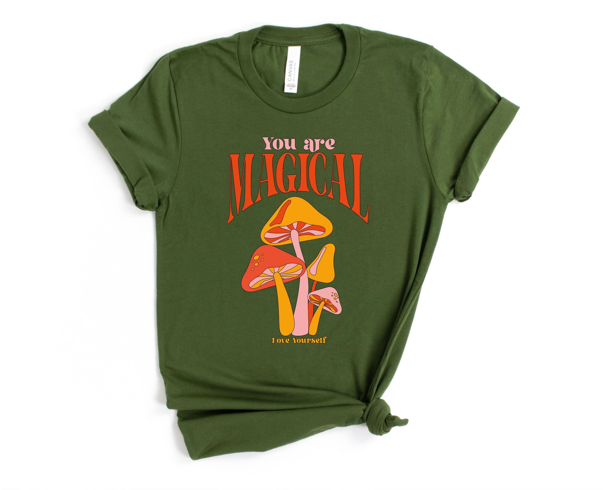 Wholesale You Are Magical Graphic Tee - Olive